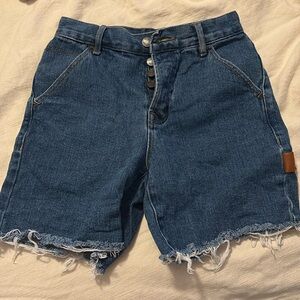 Denim shorts